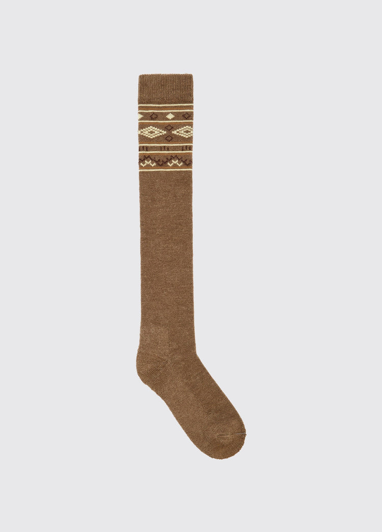 Rolestown Fair Isle Alpaca Sokken - Elk