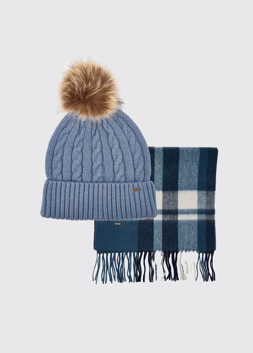 Foley Set Muts en Sjaal - Indigo
