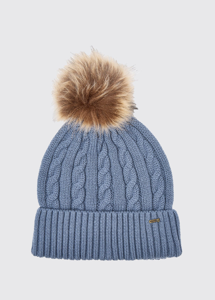Forester Gebreide Muts met Pompon - Indigo