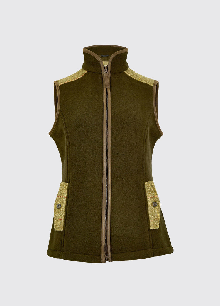 Foxhall Fleece Gilet - Olive