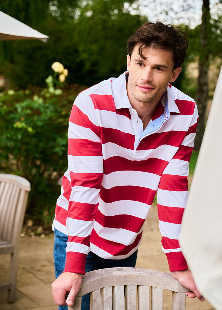 Goresbridge rugby top - Red Multi