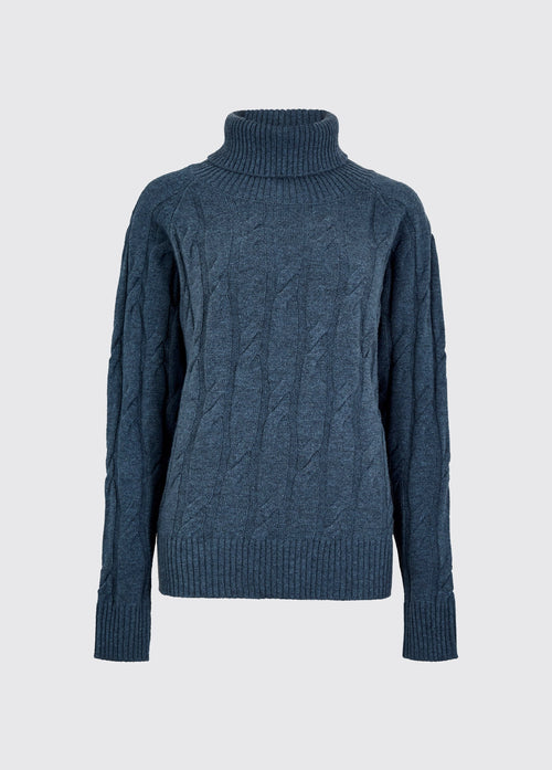 Hennessy Roll Neck Sweater - Indigo