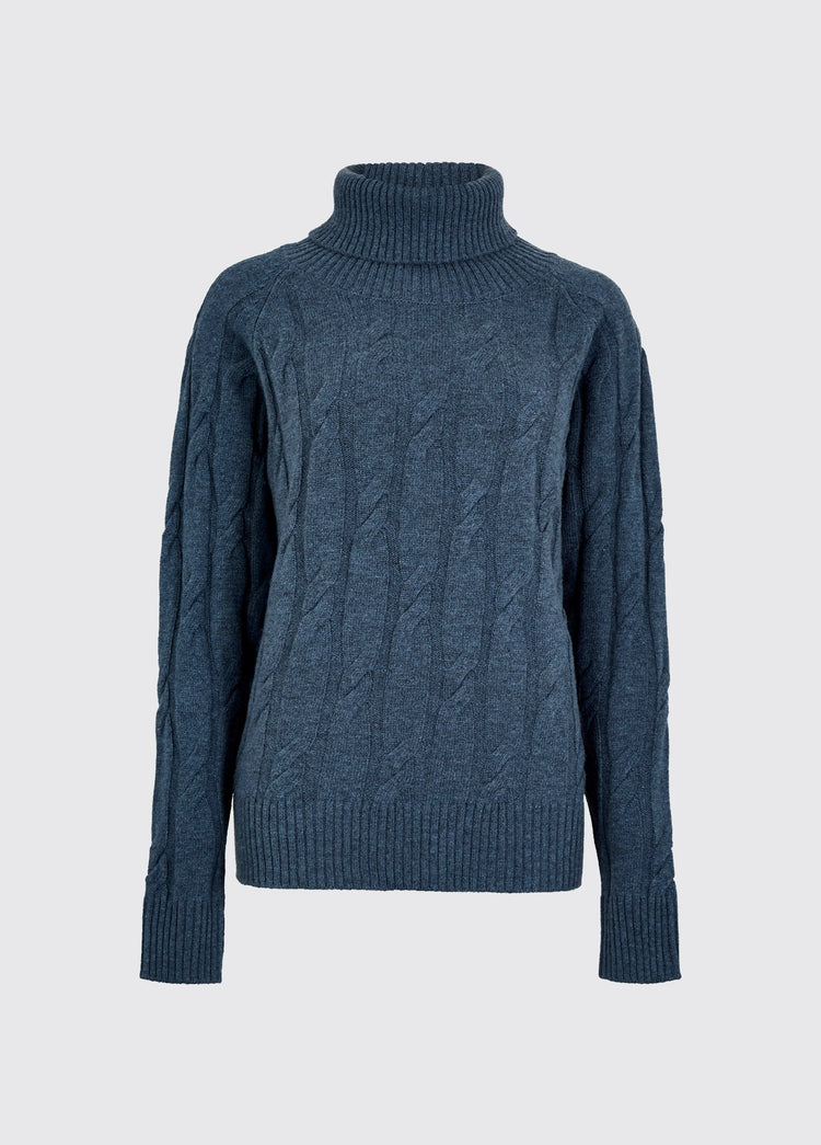Hennessy Roll Neck Sweater - Indigo