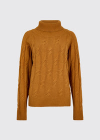 Hennessy Roll Neck Sweater - Ochre