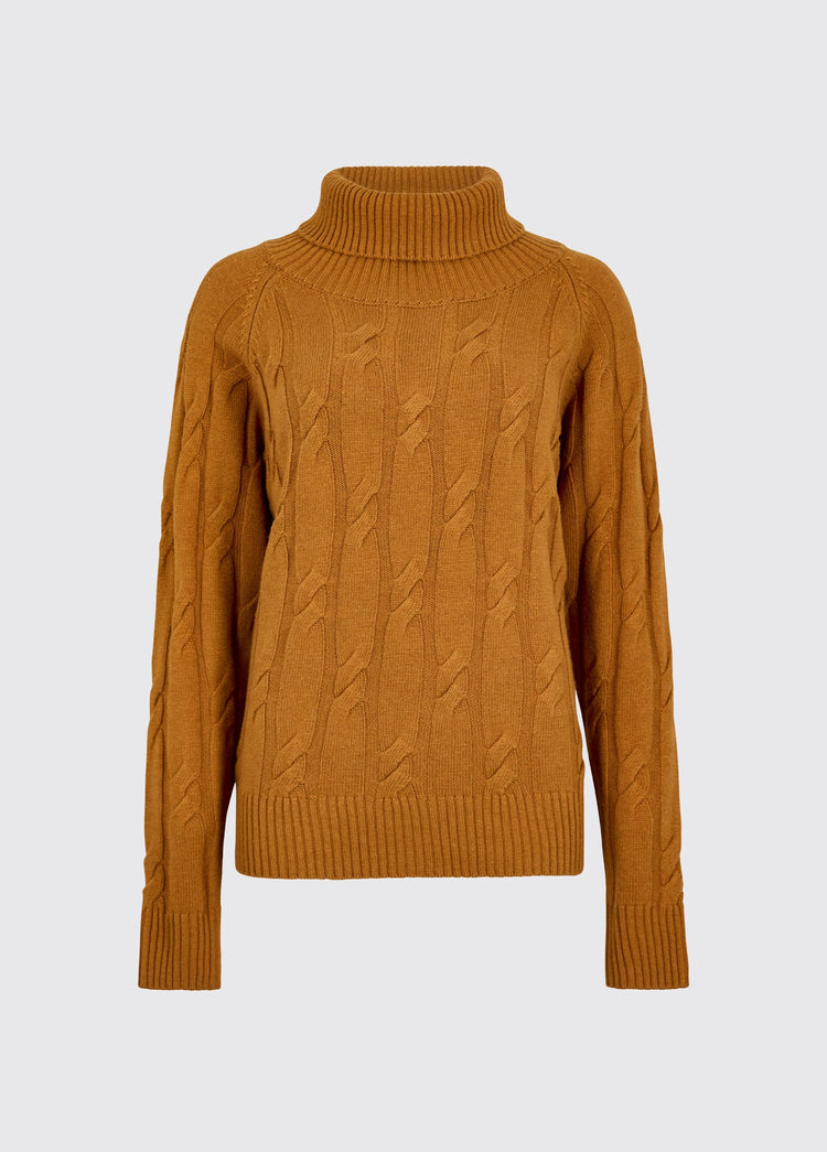 Hennessy Roll Neck Sweater - Ochre