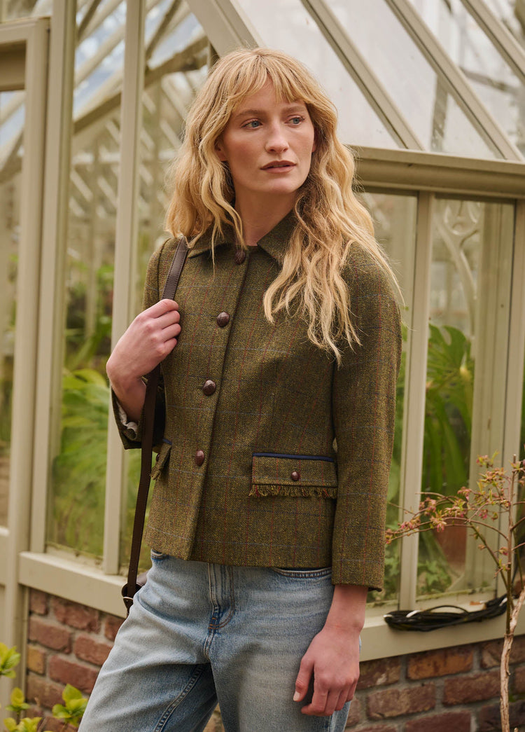Hillside Dames Tweed Jas - Thornwood
