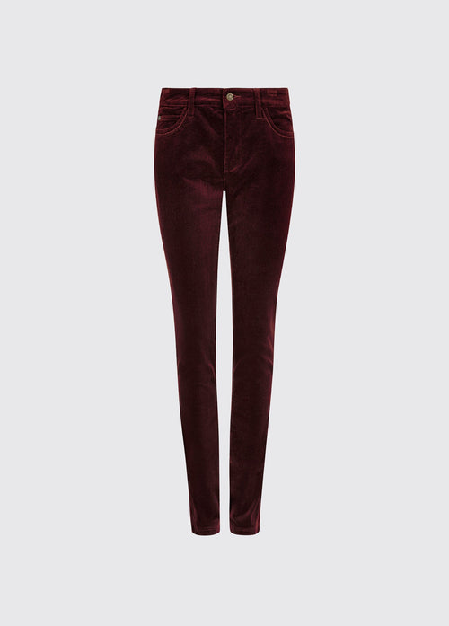Honeysuckle Corduroy stretchbroek - Raisin