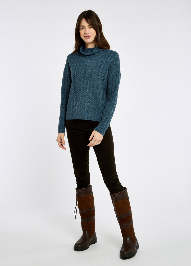 Hopkins Dames Chunky Sweater - Indigo