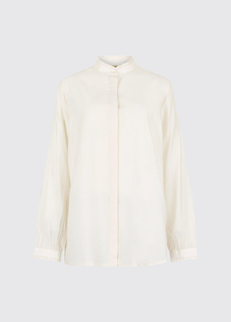 Iris Dames Relaxed-Fit Dames Blouse - Ivory