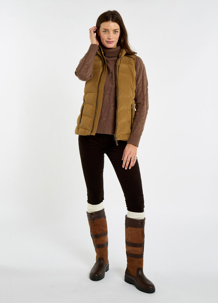 Kilcarey Dames Quilt Jas - Ochre