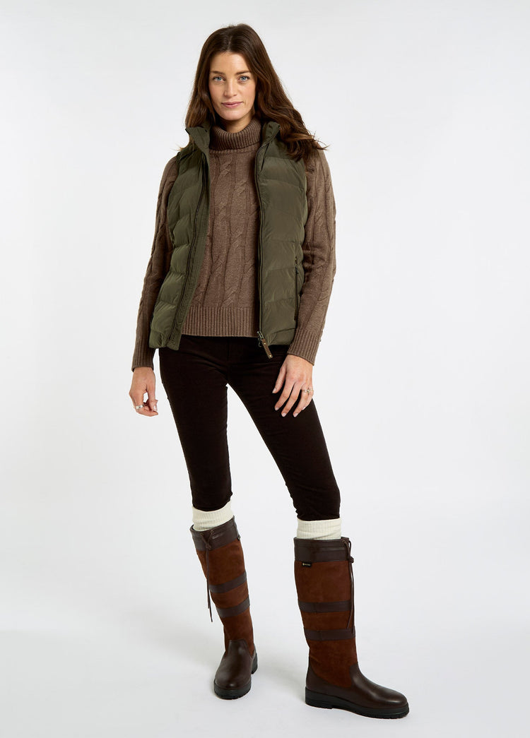 Kilcarey Dames Quilt Jas - Olive