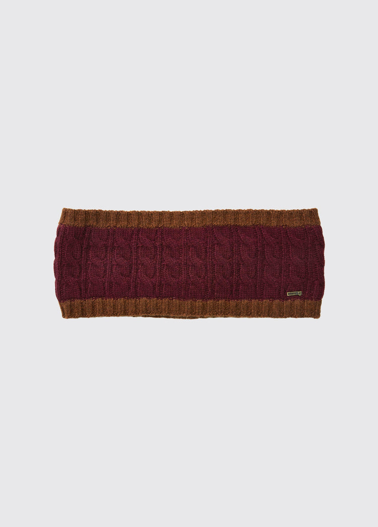 Walton Hoofdband met Fleece - Ox Blood