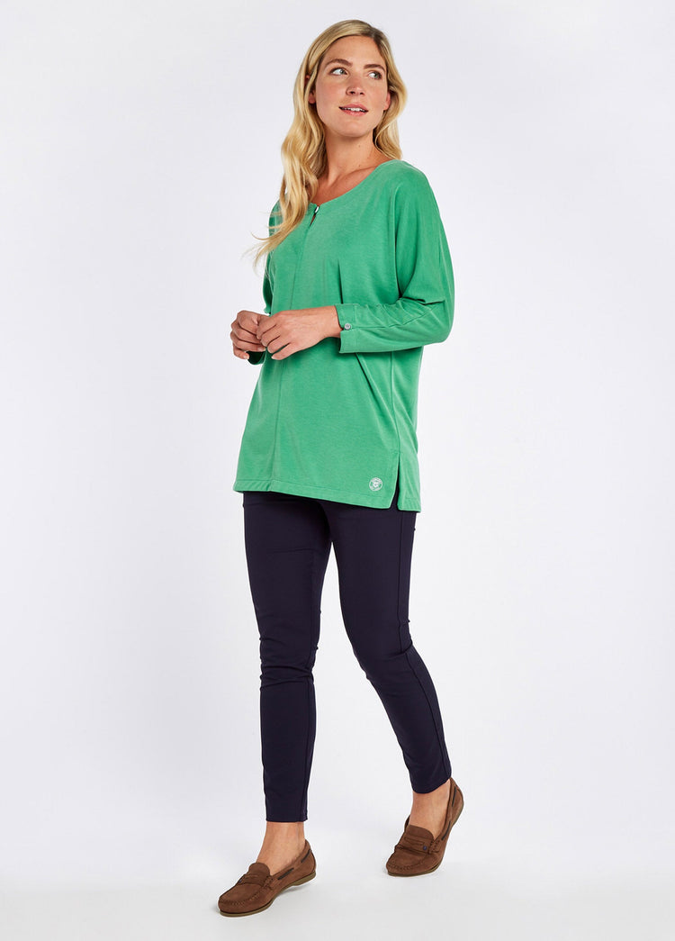 Mountlucas 3/4 sleeve Top - Kelly Green