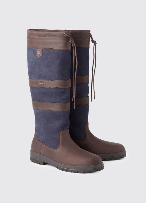 Galway Ladies Country Boot  - Navy/Brown