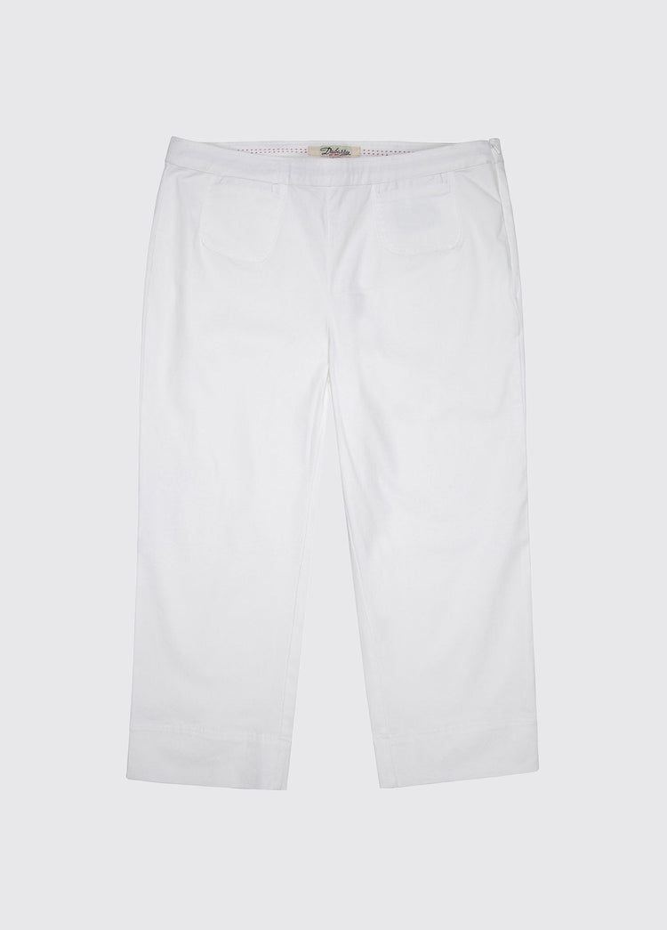 Bluebell Cropped Trousers - White