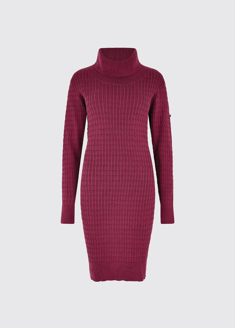 Raheen Fitted Dress - Currant