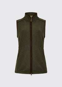 Carbury Fleece Bodywarmer voor Dames - Olive