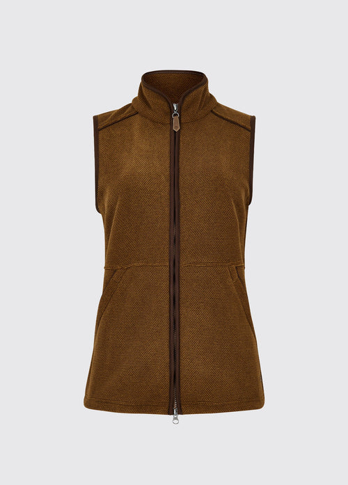 Carbury Fleece Bodywarmer voor Dames - Walnut