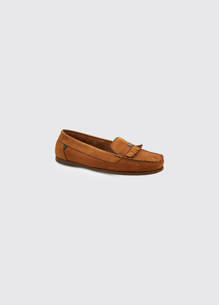 Florence Deck Shoe - Cognac