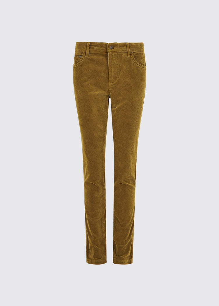 Honeysuckle Corduroy stretchbroek - Harvest Gold