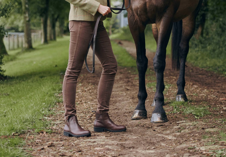 Honeysuckle Corduroy stretchbroek - Mocha