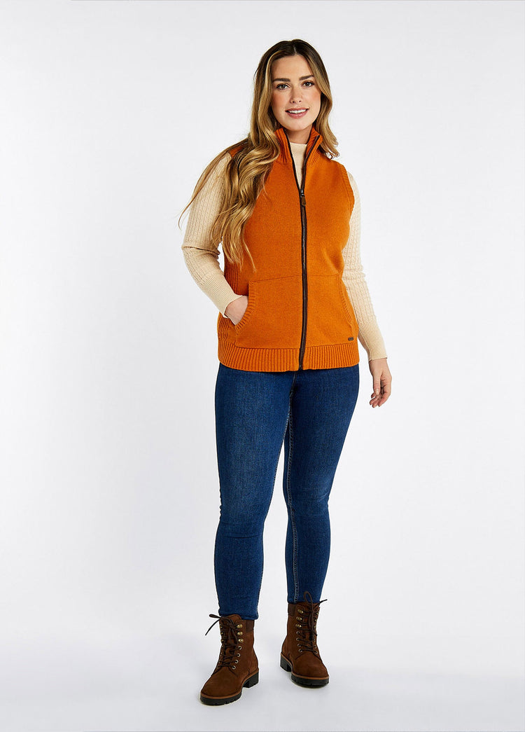 Sheedy Knit Bodywarmer - Cayenne