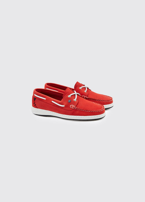 Marbella Deck Shoe - Engine Red