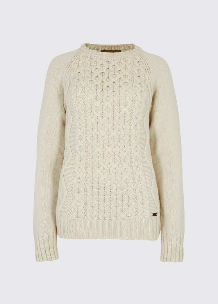 Shanley Merino Trui voor Dames - Cream