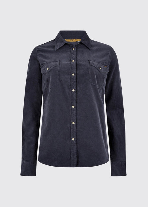 Angelica Corduroy Blouse - Indigo