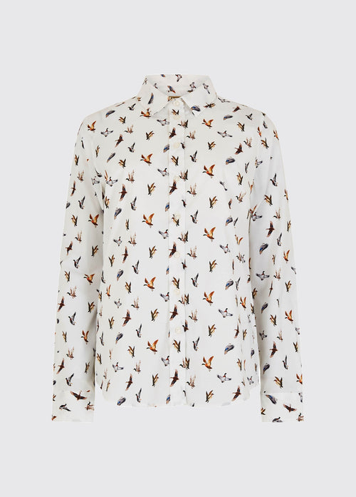 Jasmine Print Shirt - Cream