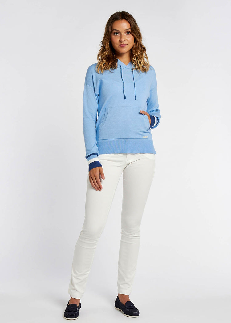 Burncourt Viscose Hoodie - Light Sky