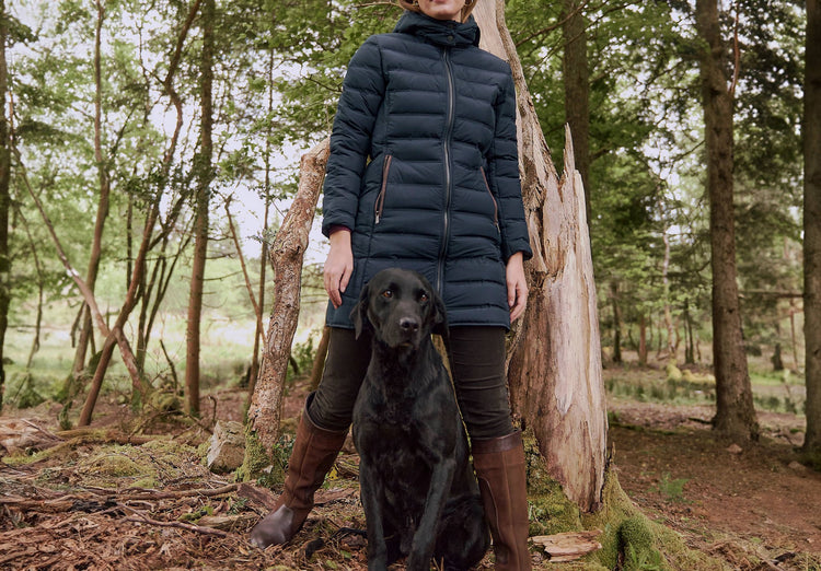 Ballybrophy Quilted Jacket - Navy