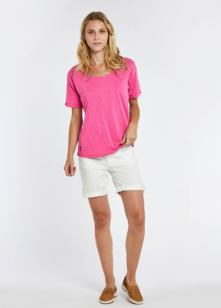 Cloyne Tencel Modal Top - Cerise