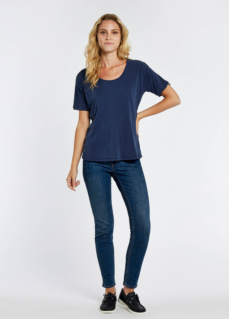 Cloyne Tencel Modal Top - Navy