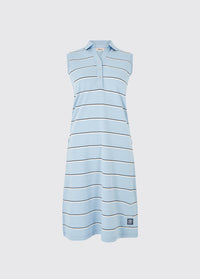 Wilford - 4-Way Stretch Polo Jurk - Light Sky