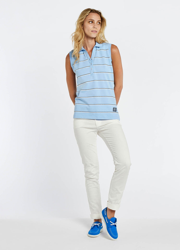 Gracehill 4-Way Stretch Polo - Light Sky