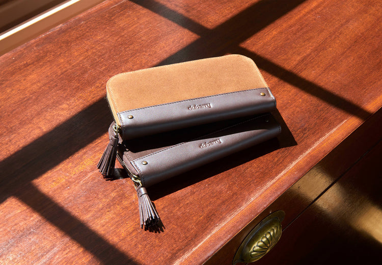 Northbrook Suede Portemonnee - Camel