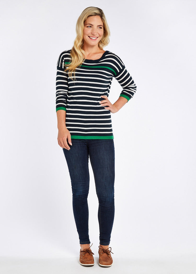 Leixlip Sweater - Navy Multi