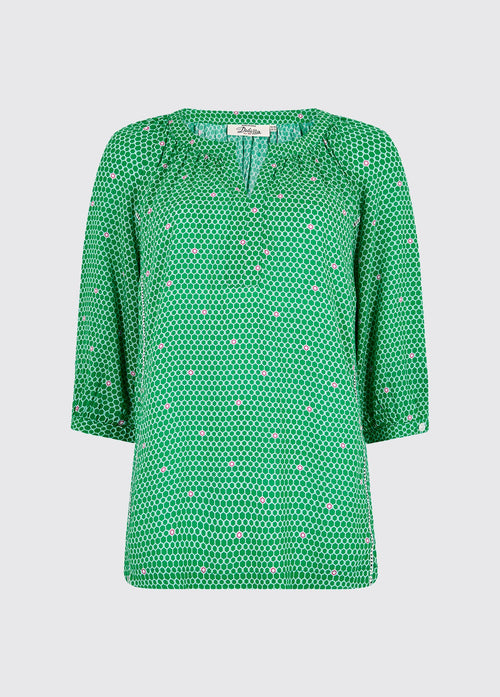 Cloudberry Top - Kelly Green