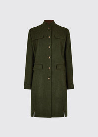 Coolespark Military-stijl Jas - Loden