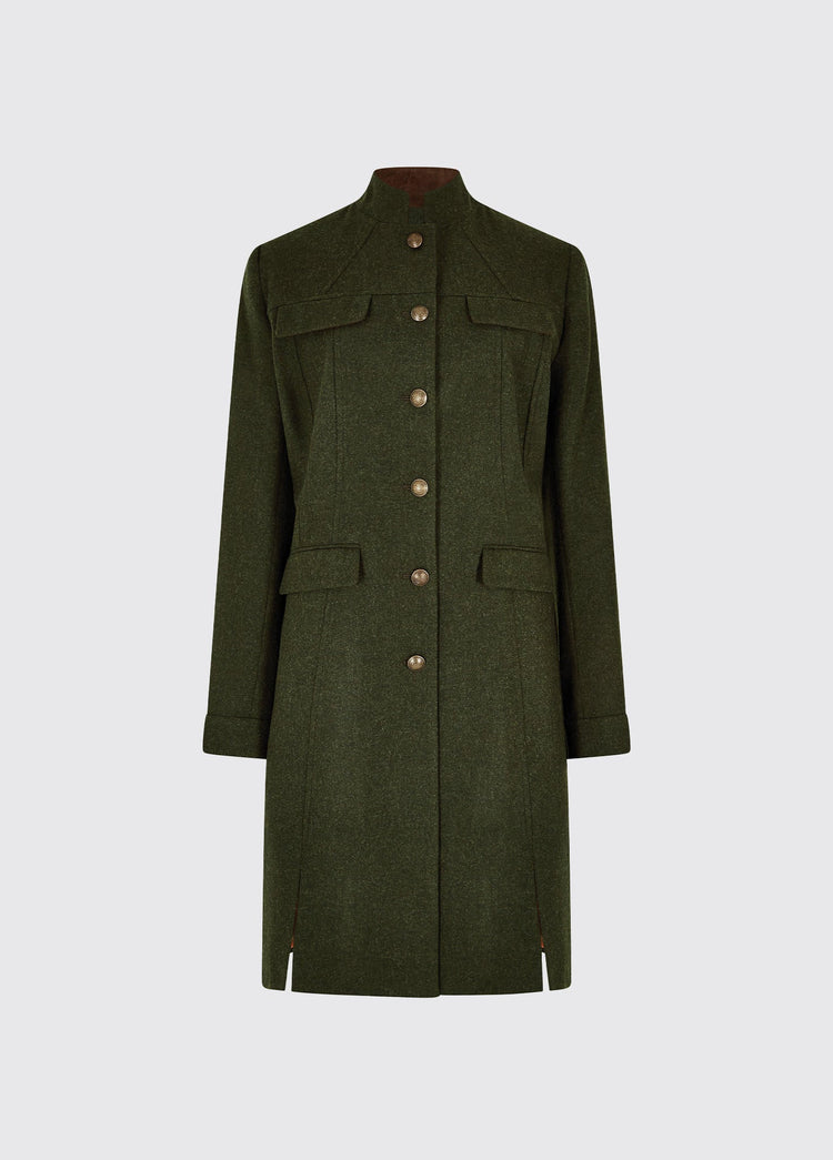 Coolespark Military-stijl Jas - Loden