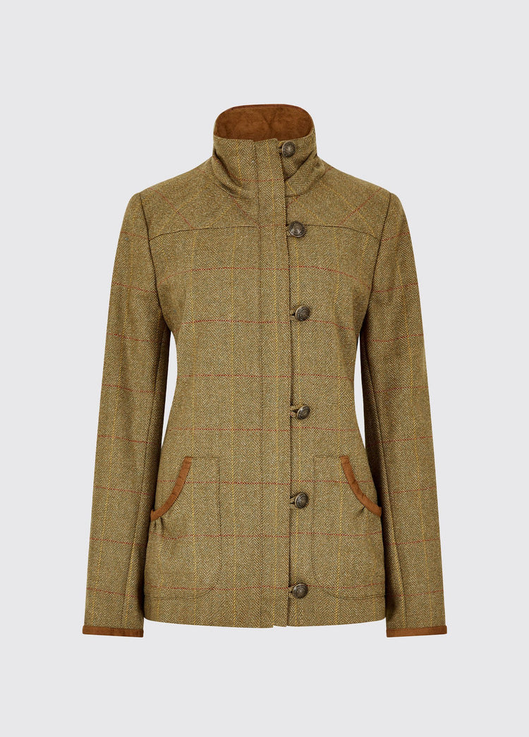 Bracken tweed jas dames - Elm