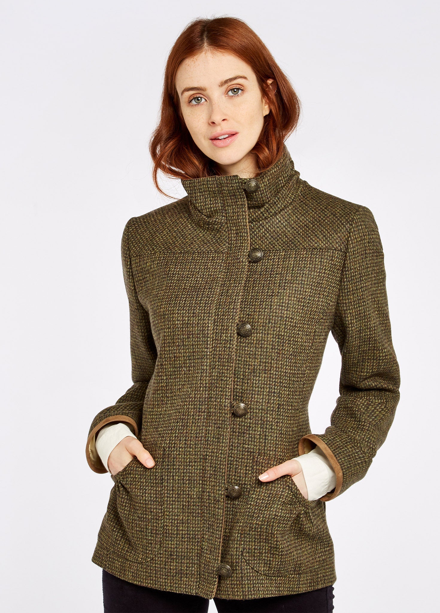 Bracken tweed jas dames - Heath