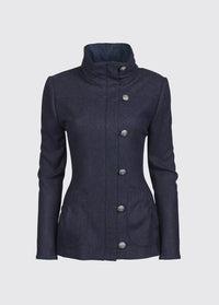 Bracken tweed jas dames - Navy