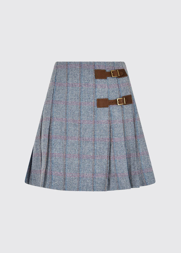 Blossom Tweed rok - Denim Haze