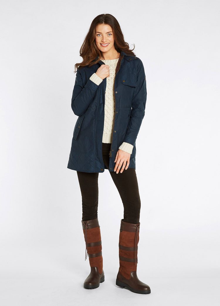 Radford Ladies Wax Jacket - Storm Blue