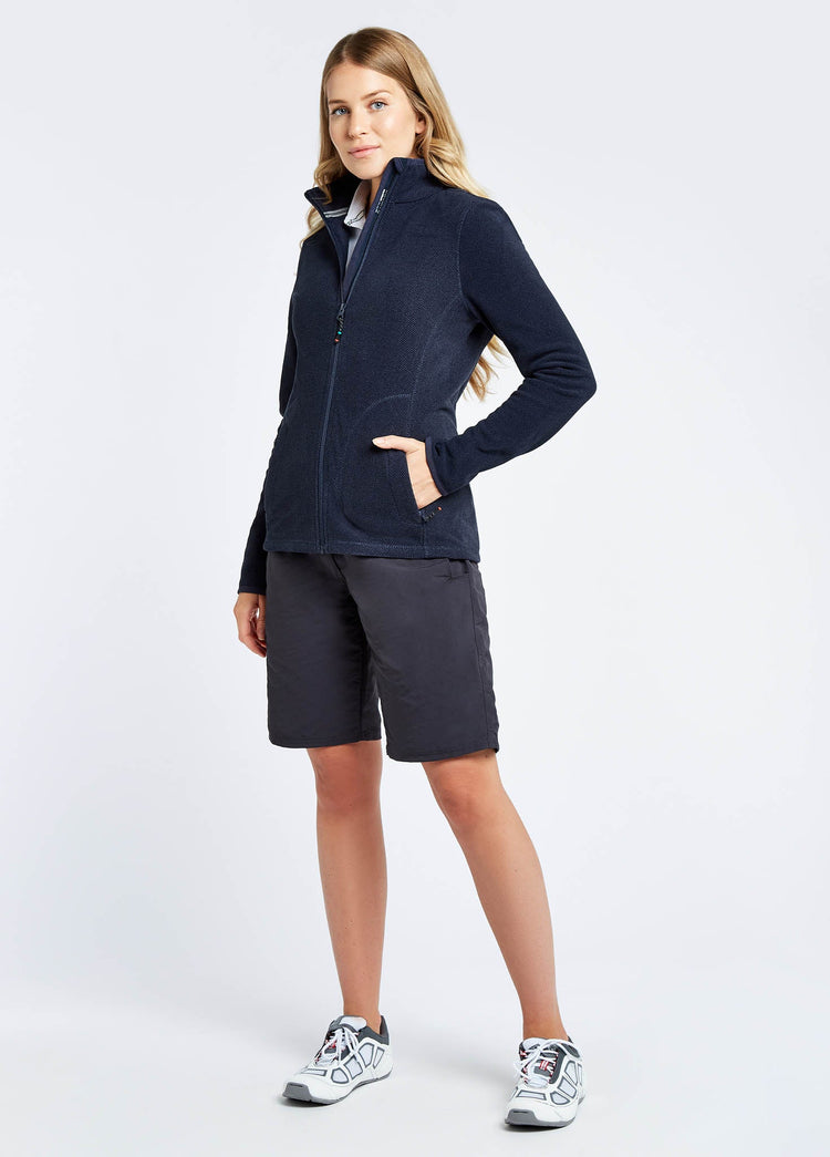 Sicily Dames Fleece Jas - Navy