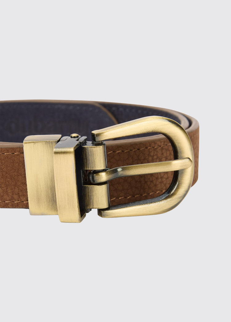 Larchville Leren Herenriem - Walnut