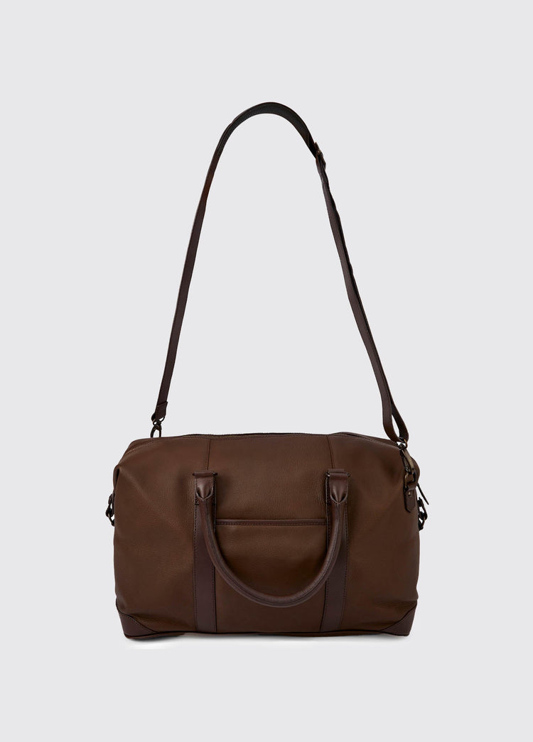 Tollymore Leren Weekendtas - Walnut