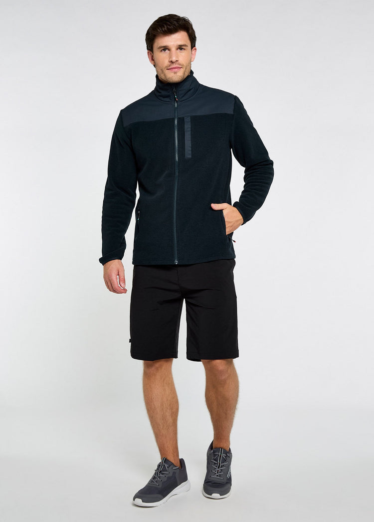 Lucia Heren Fleece Jas - Navy